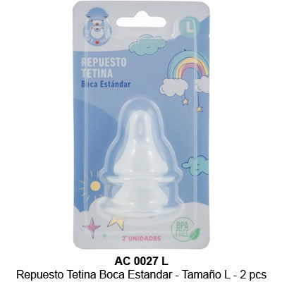 Repuesto Tetina  estándar talla   L 2 un.