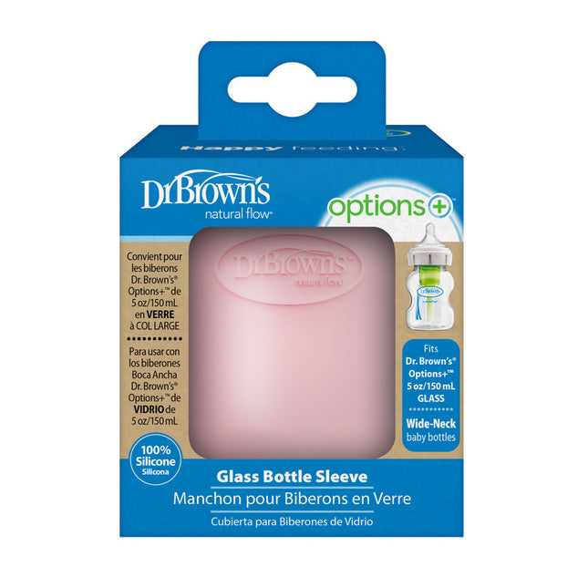 Funda Protección Mamadera Vidrio 150ml Rosado