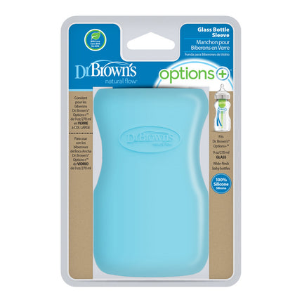 Funda Protección Mamadera Vidrio 270ml Azul