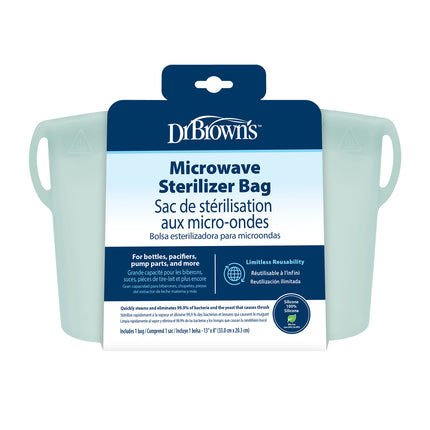 Bolsa Esterilizadora Reutilizable para Microondas, Verde