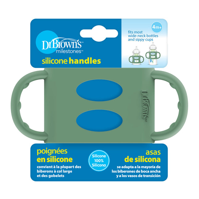 Mango para Mamaderas Boca Ancha, Verde Unisex