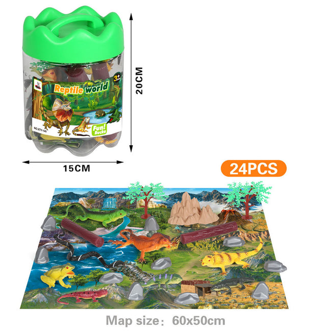 Set de reptiles 24 piezas B079698