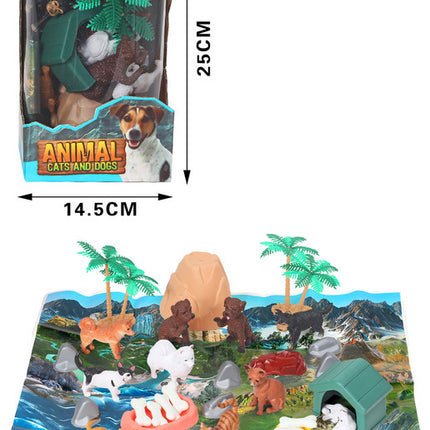Set de animales perritos 36 piezas B079705
