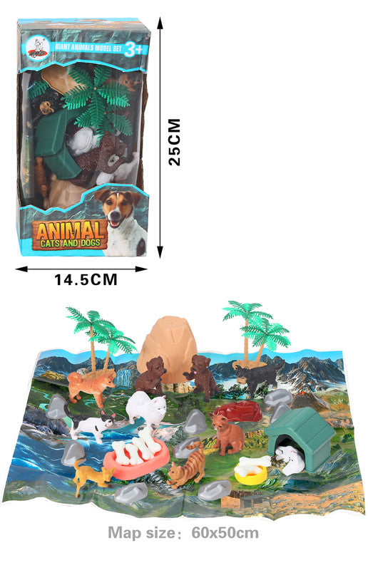 Set de animales perritos 36 piezas B079705