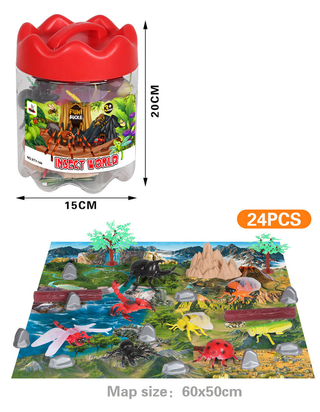 Set de insectos 24 piezas B079709