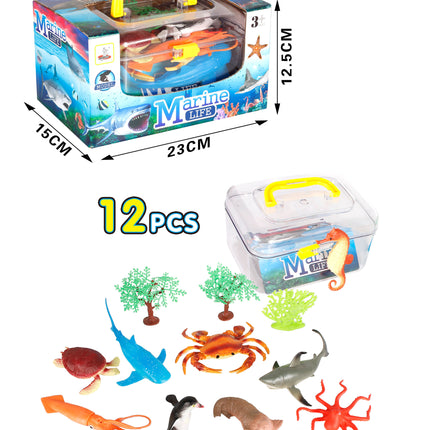 Set de animales marinos 24 piezas B079722