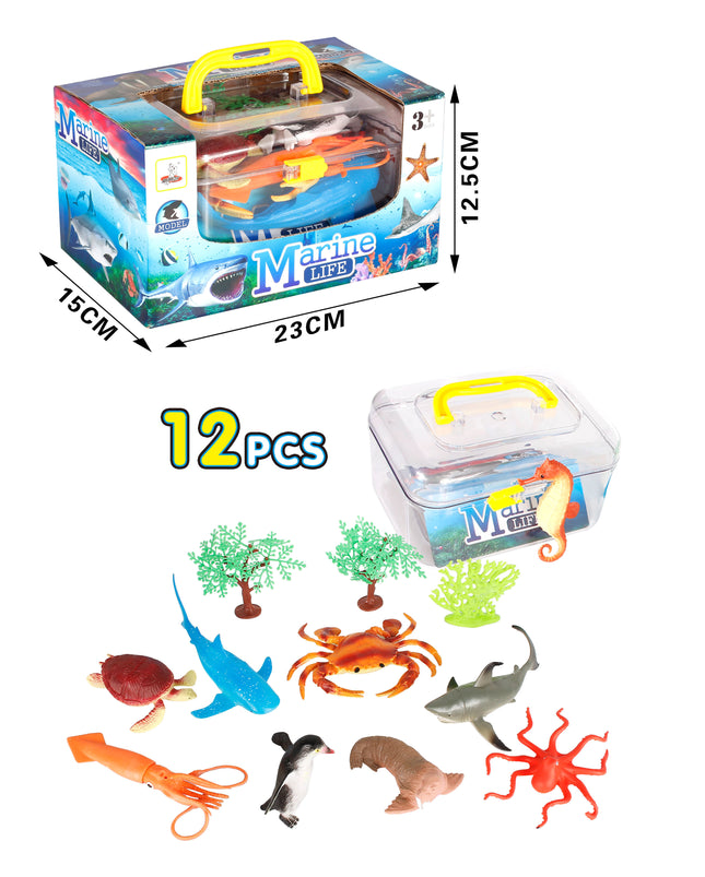 Set de animales marinos 24 piezas B079722