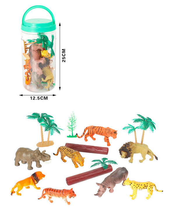 Set de animales de la jungla 12 piezas B079740