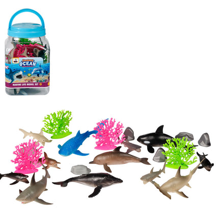 Set de animales marinos 48 piezas B079746