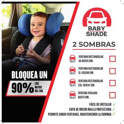 SOMBRA DE AUTO BABY SHADE