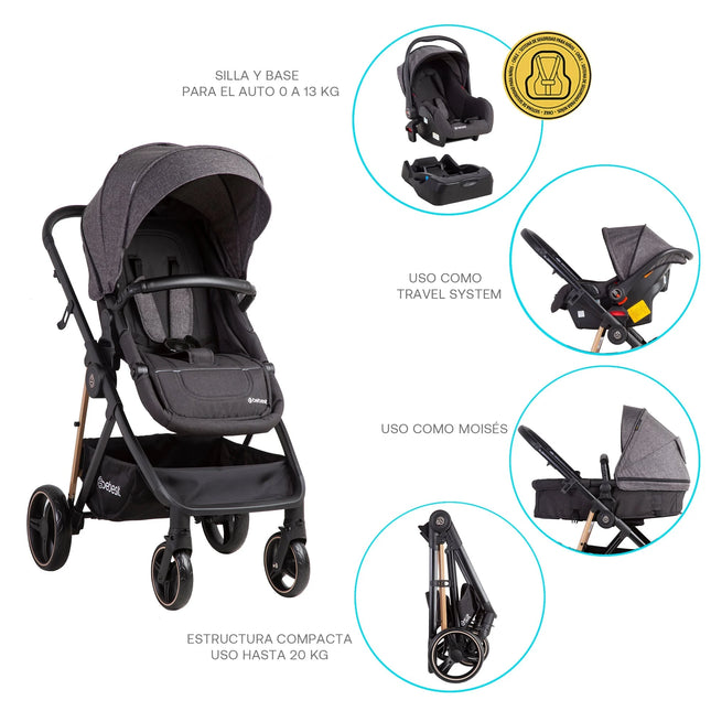 Coche Ts Cosmos Negro