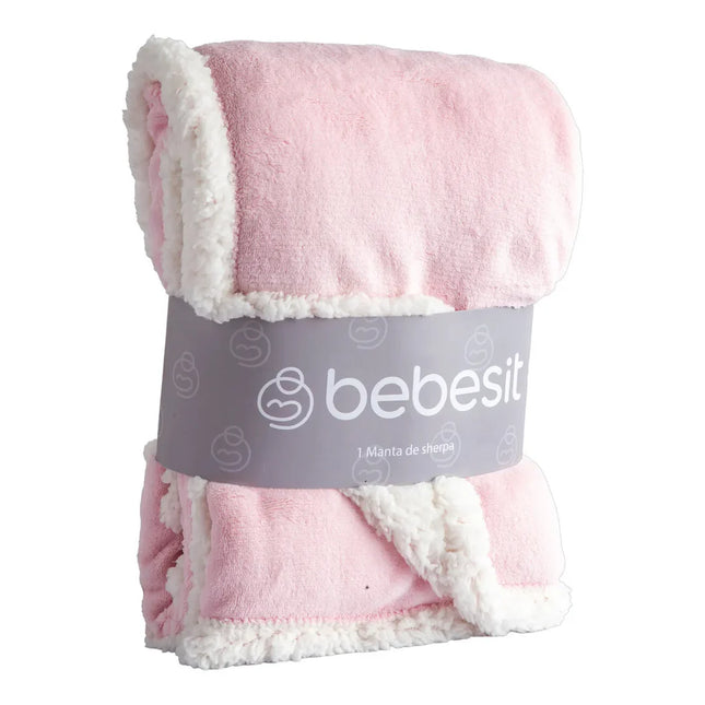Manta Sherpa Rosado