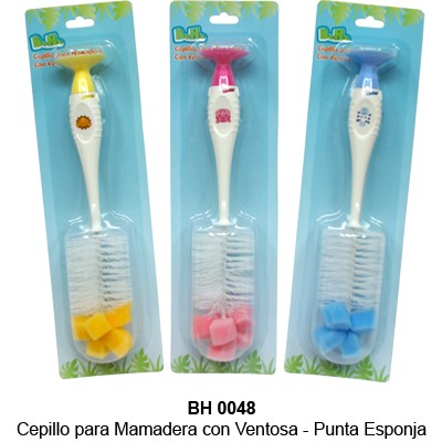 Cepillo para mamadera con Ventosa