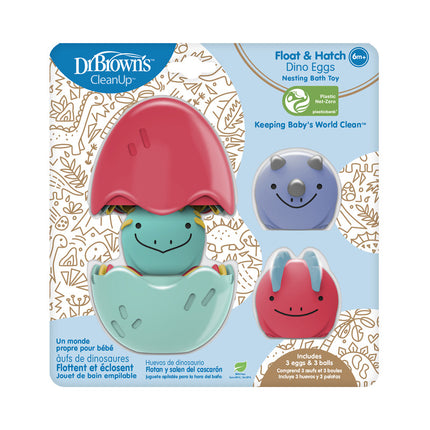 Juguete de baño 6M+, Huevos de dinosaurio