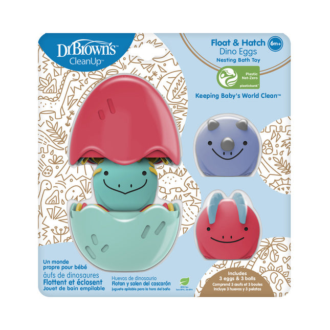Juguete de baño 6M+, Huevos de dinosaurio
