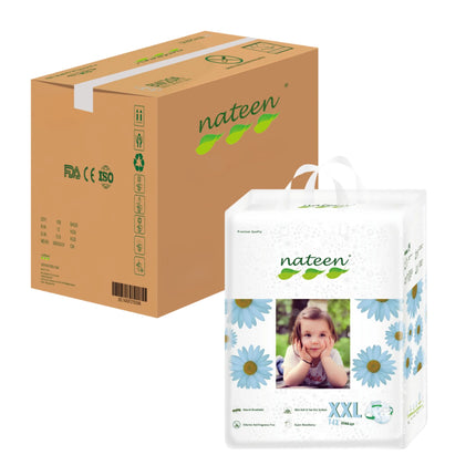 Pañal Ecológico Bebé Nateen XXL - 112 unidades