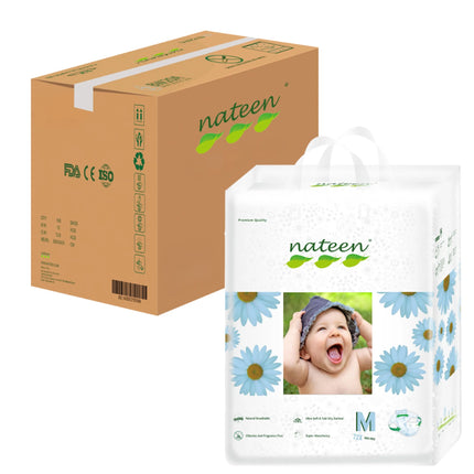 Pañal Ecológico Bebé Nateen M- 144 unidades