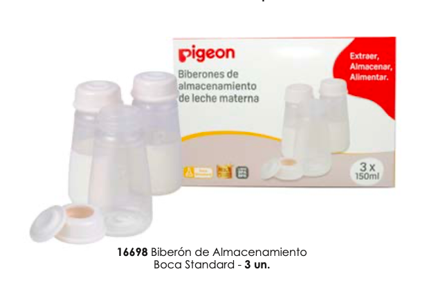 Biberones almacemamiento (3 unidades)