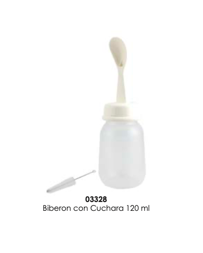 Biberon B/Std PP con Cuchara 120ml Granel