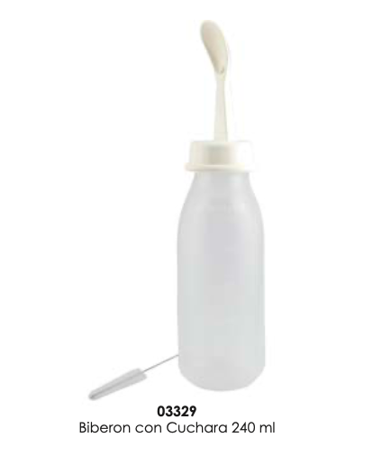 Biberon B/Std PP con Cuchara 240ml Granel