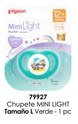 CHUPETE MINI LIGHT TAMAÑO L VERDE