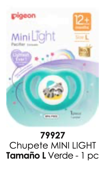 CHUPETE MINI LIGHT TAMAÑO L VERDE