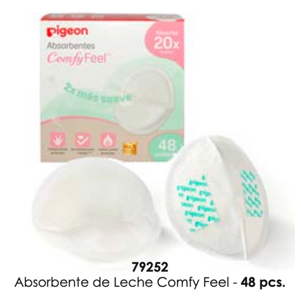 Absorbente de leche Comfy feel  48 UNID.