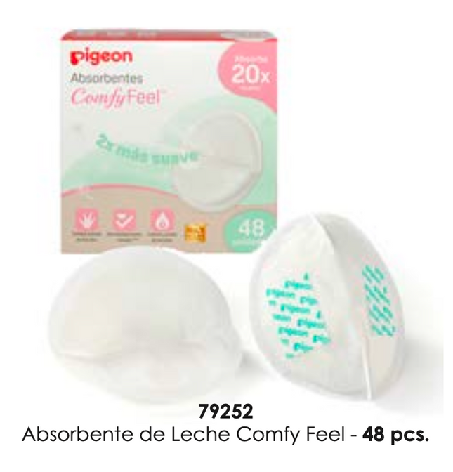 Absorbente de leche Comfy feel  48 UNID.