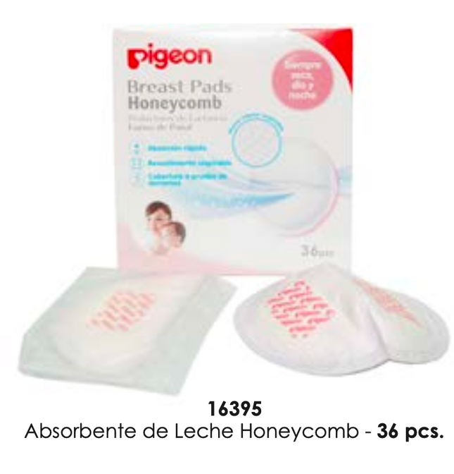 Absorbente de leche Honeycomb  36 pcs.Pigeon