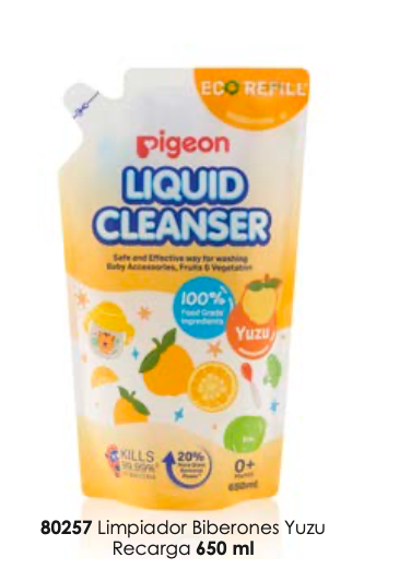 Limpiador de Biberones Yuzu Recarga 650 ml