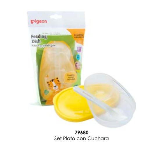 Set Plato Con Cuchara