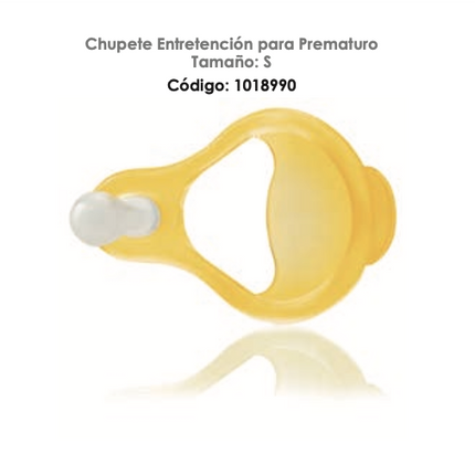 CHUPETE DE ENTRETENCION PARA PREMATURO TAMAÑO S