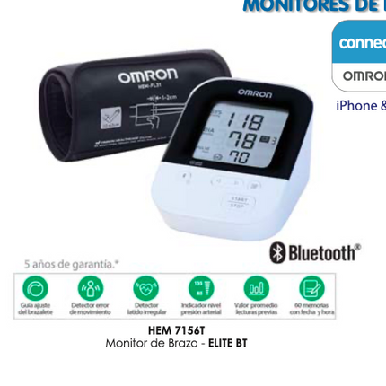 Monitor de Brazo BT ELITE Plus