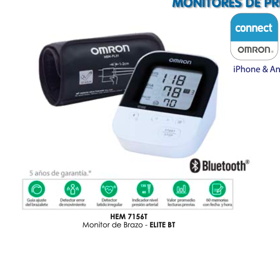 Monitor de Brazo BT ELITE Plus