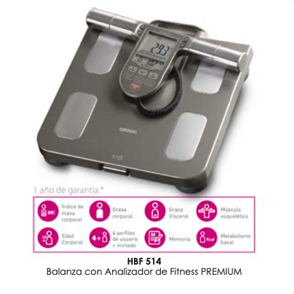 Balanza con Analizador de Fitness Premium