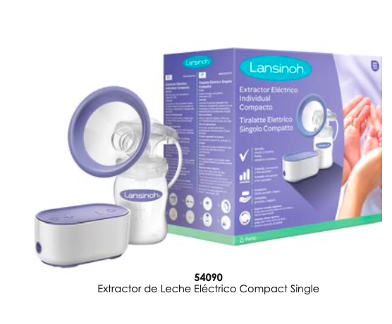 Extractor de leche electrico compacto SINGLE LANSINOH