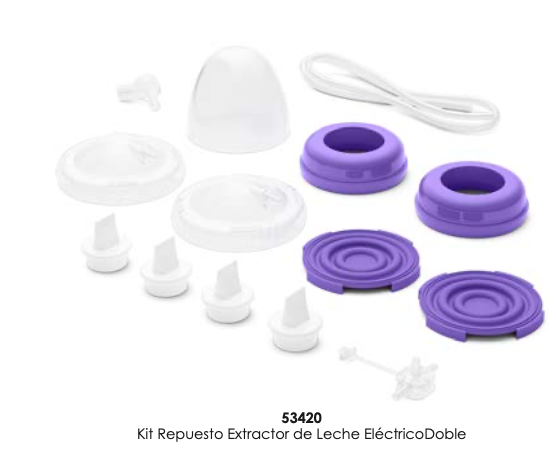 Paquete de Repuesto Extractor de Leche Doble