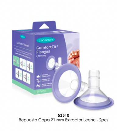 Repuesto Copa 21 mm Extractor Leche 2 pcs.