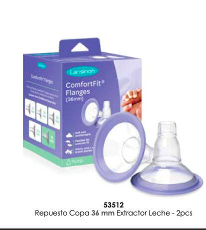 Repuesto Copa 36 mm Extractor Leche 2 pcs.