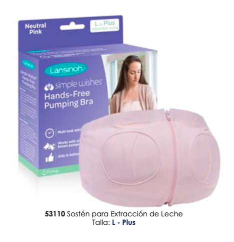 Sosten para extraccion de leche L-PLUS  lansinoh