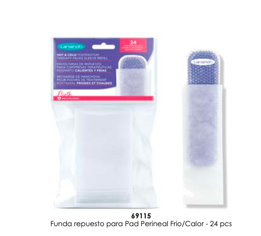 Fundas de  Repuesto para  Pad Perineal  FRÍO/CALOR