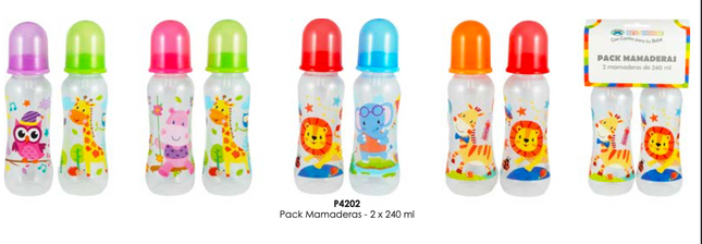 Pack Mamaderas PP 240 ML