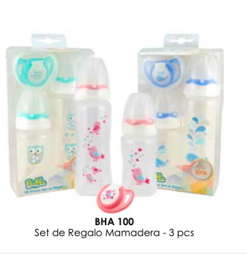 Set de Regalo Mamaderas 3 pcs.