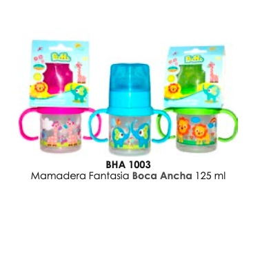Mamadera Fantasia Boca Ancha 125 ml.