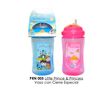 liltle prince&princess Vaso con Cierre Especial