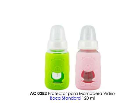 Protector Para Mamadera de Vidrio B. Estándar 120 Ml.