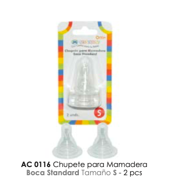 Chupete Boca Standard 2 pcs "S"