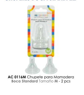 Chupete Boca Standard 2 pcs "M"