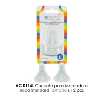 Chupete Boca Standard 2 pcs  "L"