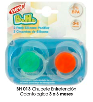 Chup. Entret.  odontologico silicona x 2  (3-6 meses)